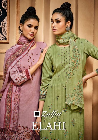 ZULFAT DESIGNER STUDIO ELAHI PURE PASHMINA SUITS