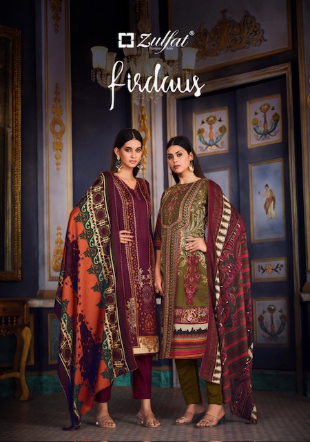 ZULFAT DESIGNER STUDIO FIRDAUS PASHMINA WINTER SUITS