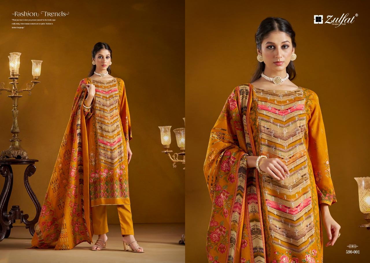 ZULFAT DESIGNER SUITS AAYAT SALWAR SUITS CATALOG