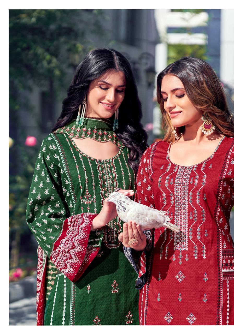 ALOK SUIT CLASSIC BIN SAEED CAMBRIC COTTON SUITS WHOLESALE