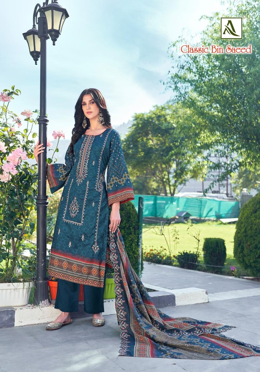 ALOK SUIT CLASSIC BIN SAEED CAMBRIC COTTON SUITS WHOLESALE