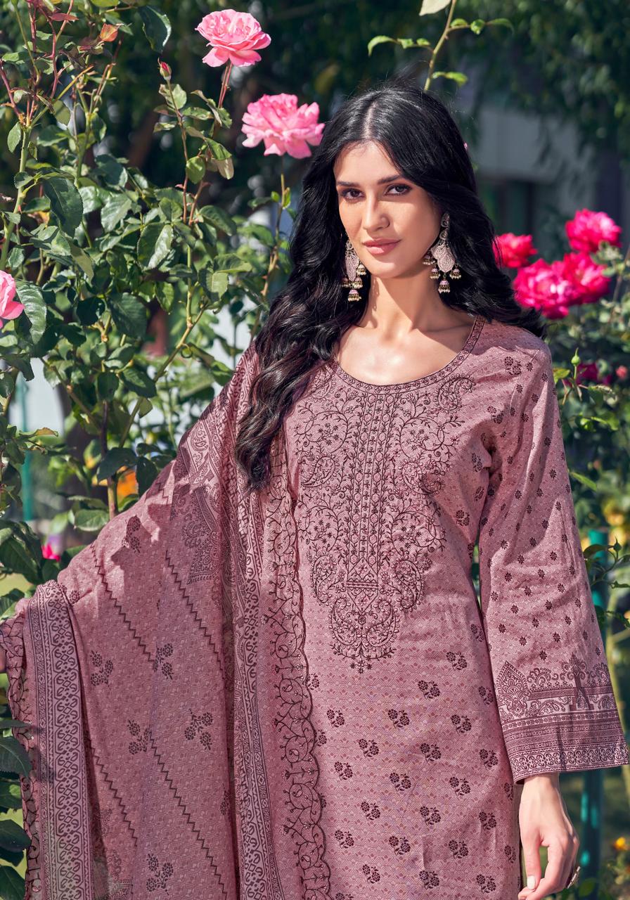 ALOK SUIT CLASSIC BIN SAEED CAMBRIC COTTON SUITS WHOLESALE