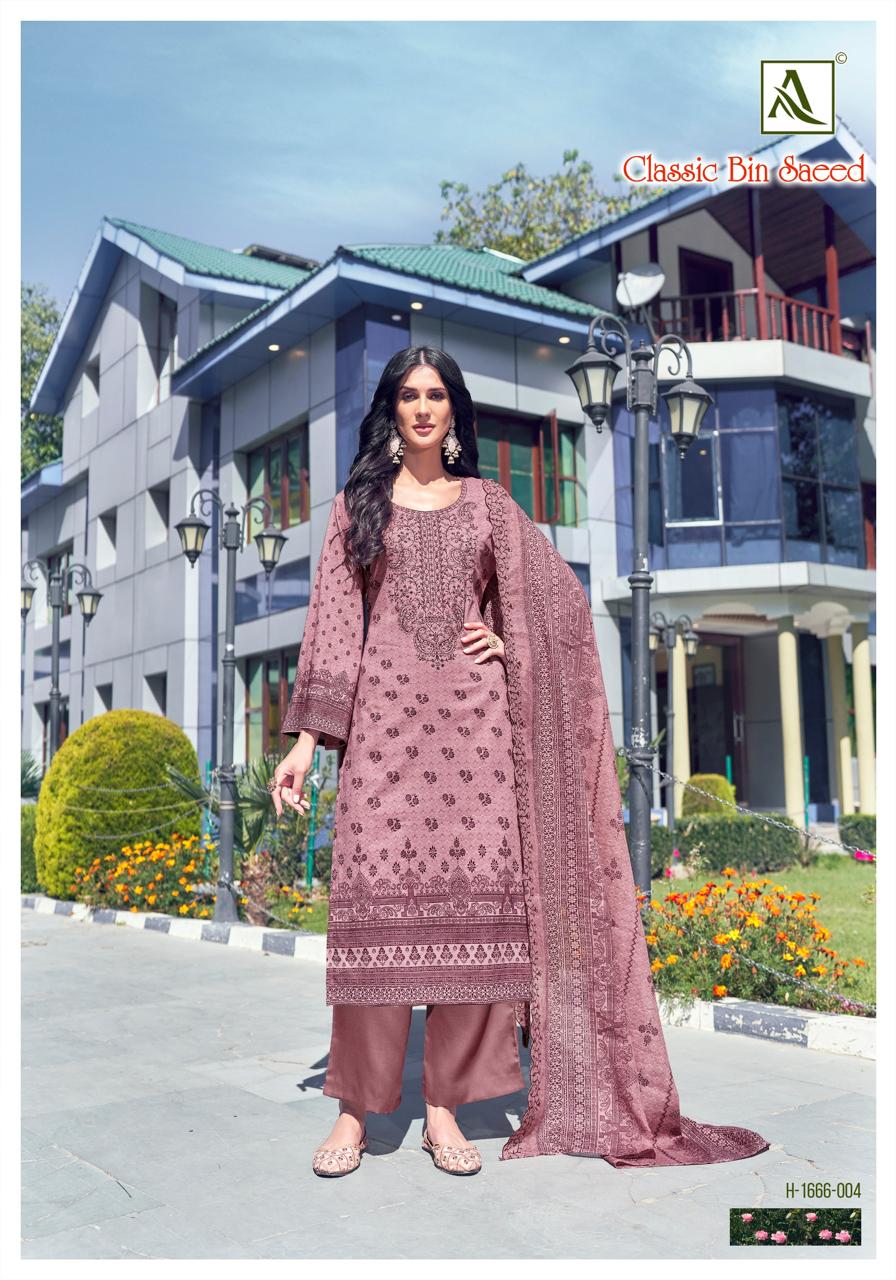 ALOK SUIT CLASSIC BIN SAEED CAMBRIC COTTON SUITS WHOLESALE