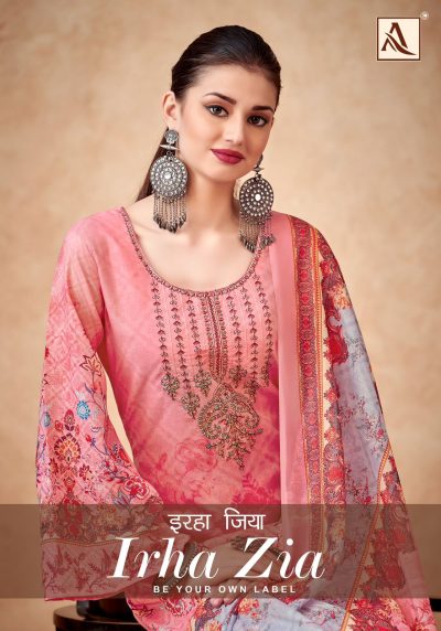 ALOK SUIT IRHA ZIA PURE COTTON SALWAR SUITS SUPPLIER