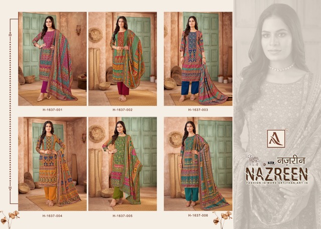 ALOK SUIT NAZREEN PASHMINA SALWAR KAMEEZ SUPPLIER