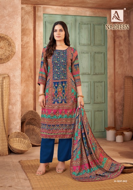 ALOK SUIT NAZREEN PASHMINA SALWAR KAMEEZ SUPPLIER