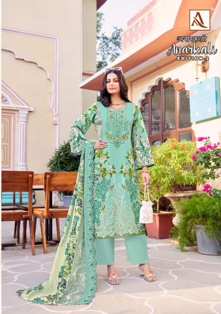 ALOK SUITS ANARKALI EDITION 2 CAMBRIC COTTON SUITS