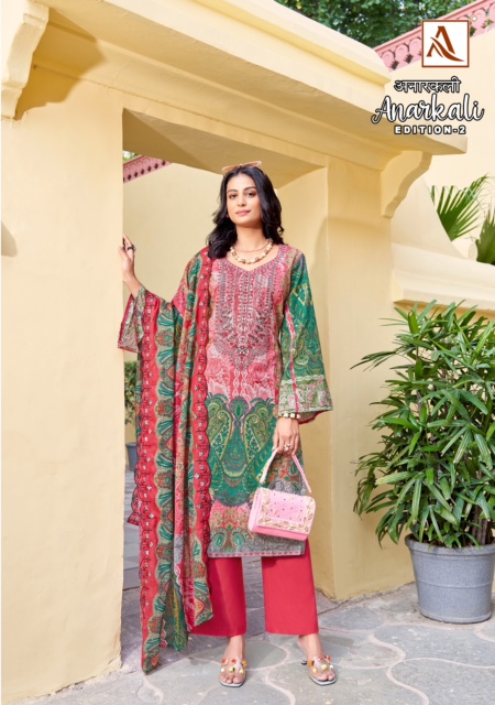 ALOK SUITS ANARKALI EDITION 2 CAMBRIC COTTON SUITS