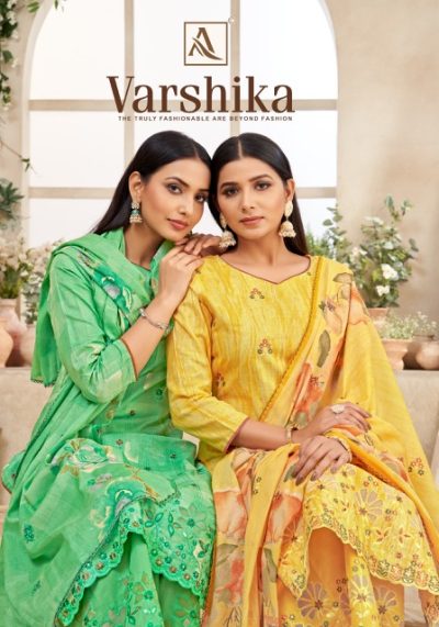 ALOK SUITS VARSHIKA COTTON EMBROIDERY SUITS