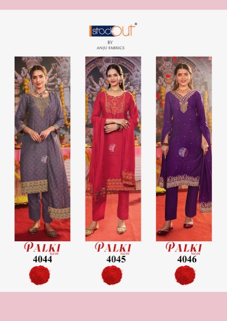 ANJU FABRICS PALKI VOL 4 READYMADE KURTIS CATALOG