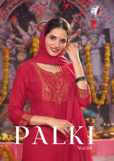 ANJU FABRICS PALKI VOL 4 READYMADE KURTIS CATALOG