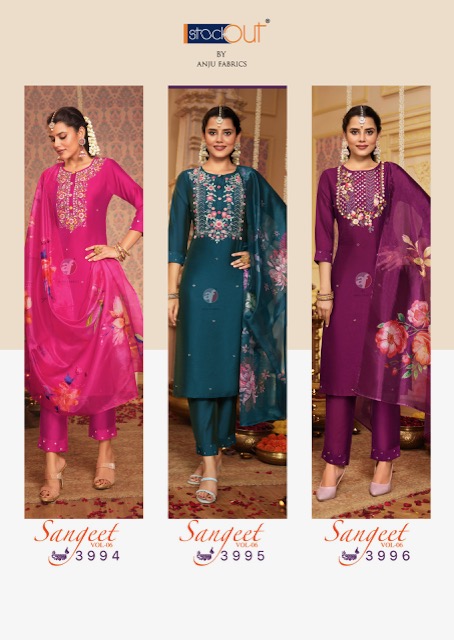 ANJU FABRICS SANGEET VOL 6 READYMADE KURTIS CATALOG