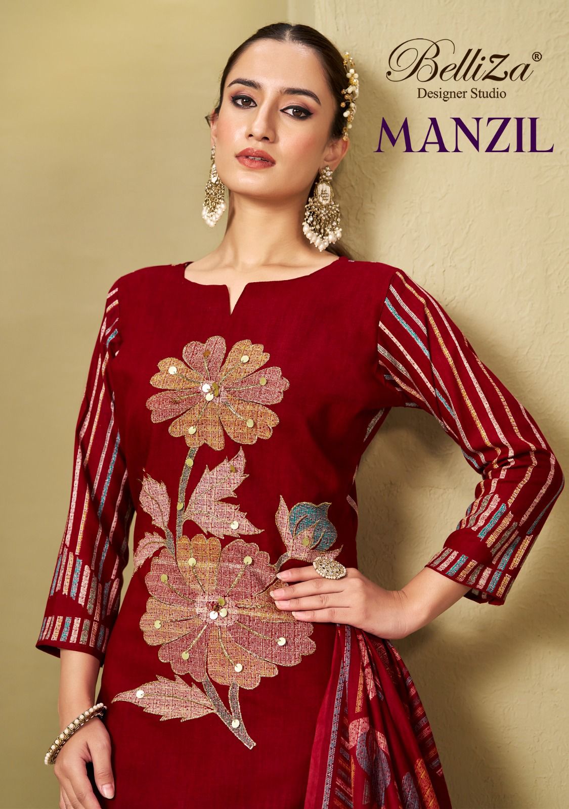 BELLIZA DESIGNER MANZIL PURE VISCOSE SALWAR KAMEEZ