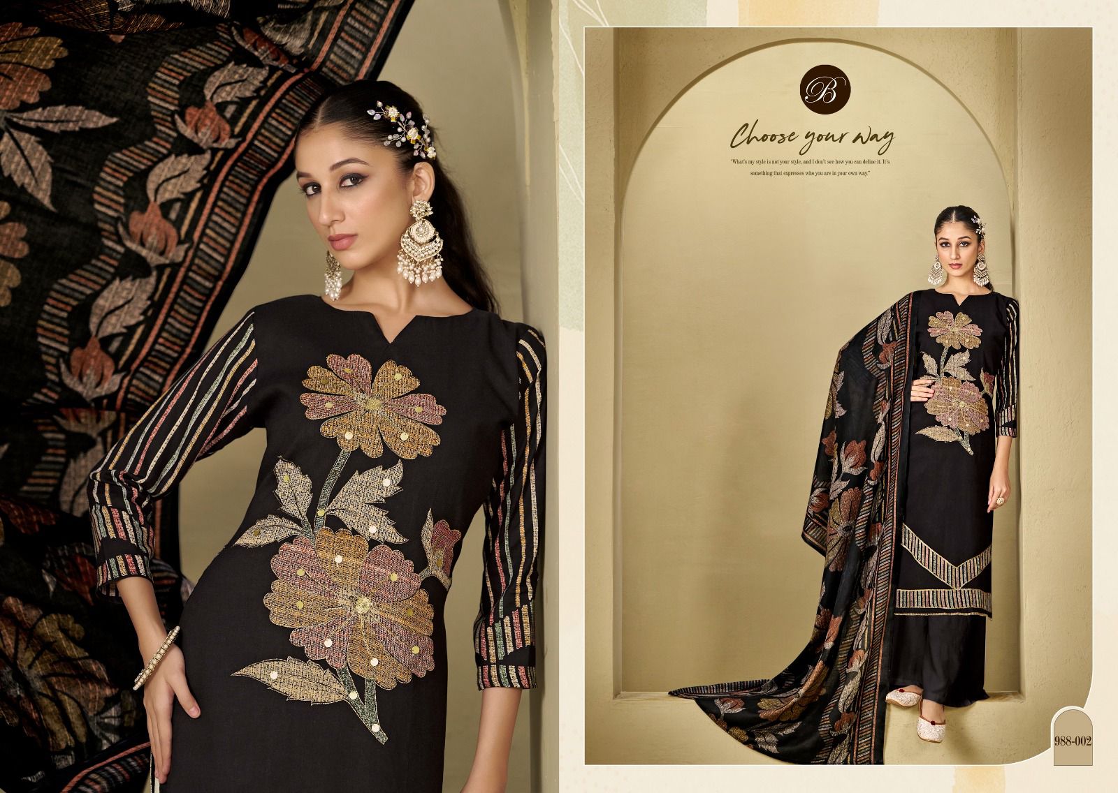 BELLIZA DESIGNER MANZIL PURE VISCOSE SALWAR KAMEEZ