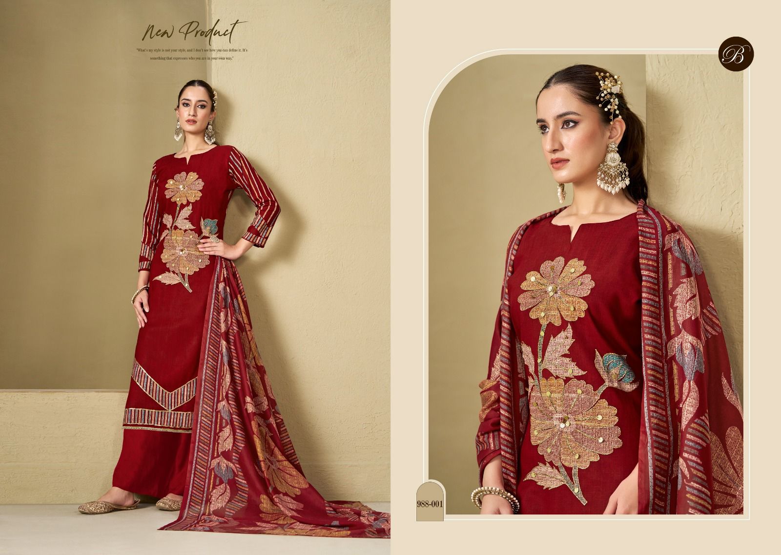 BELLIZA DESIGNER MANZIL PURE VISCOSE SALWAR KAMEEZ