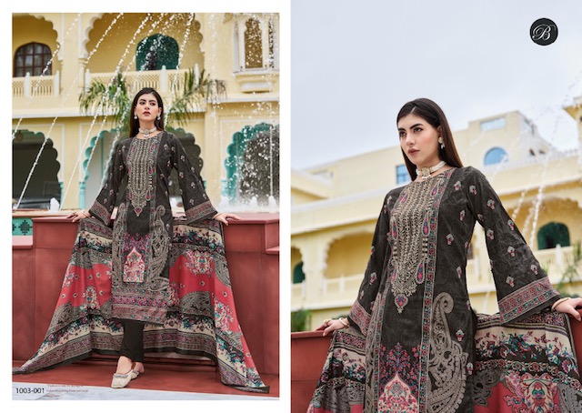 BELLIZA DESIGNER NAIRA VOL 81 PURE COTTON SALWAR KAMEEZ