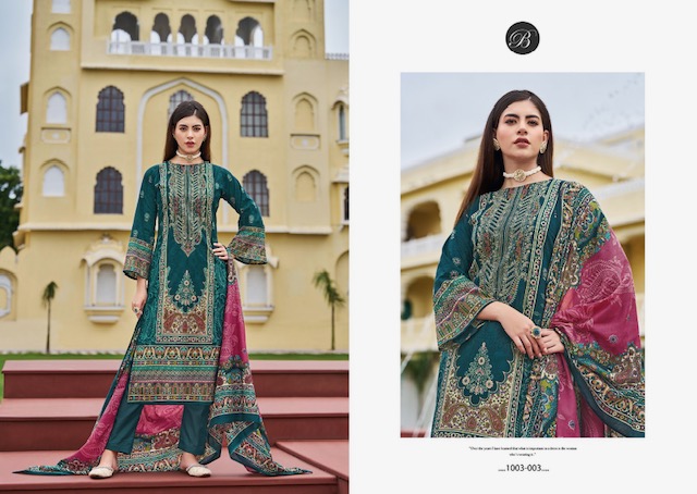 BELLIZA DESIGNER NAIRA VOL 81 PURE COTTON SALWAR KAMEEZ