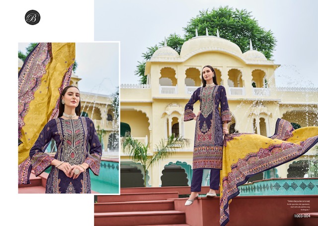 BELLIZA DESIGNER NAIRA VOL 81 PURE COTTON SALWAR KAMEEZ