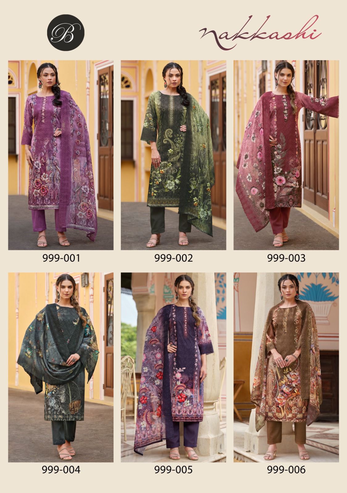 BELLIZA DESIGNER STUDIO NAKKASHI PURE COTTON SUITS