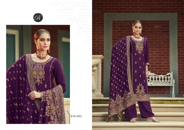 BELLIZA DESIGNER STUDIO NAZAKAT PURE PASHMINA WOOLLEN SUITS