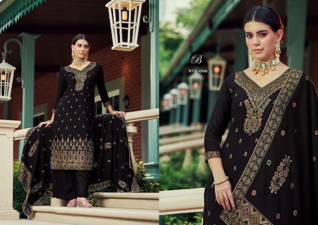 BELLIZA DESIGNER STUDIO NAZAKAT PURE PASHMINA WOOLLEN SUITS