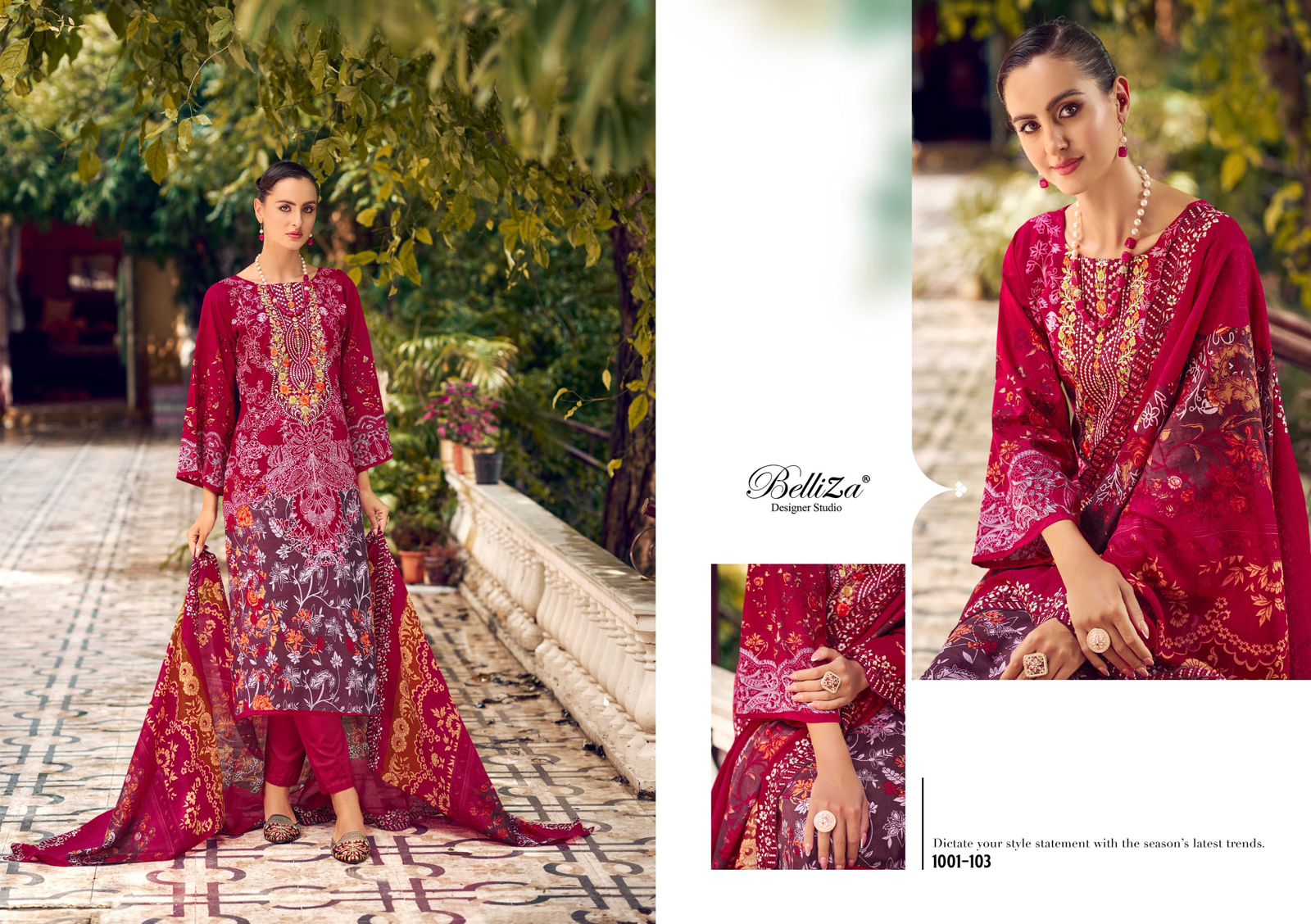 BELLIZA GUZARISH VOL 16 PURE COTTON SUITS CATALOG