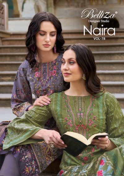 BELLIZA NAIRA VOL 78 PURE COTTON SUITS CATALOG