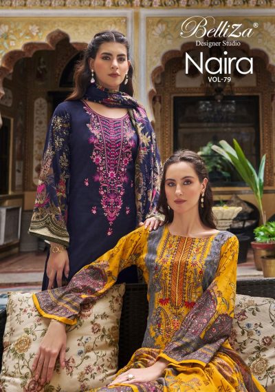 BELLIZA NAIRA VOL 79 PURE COTTON SUITS CATALOG