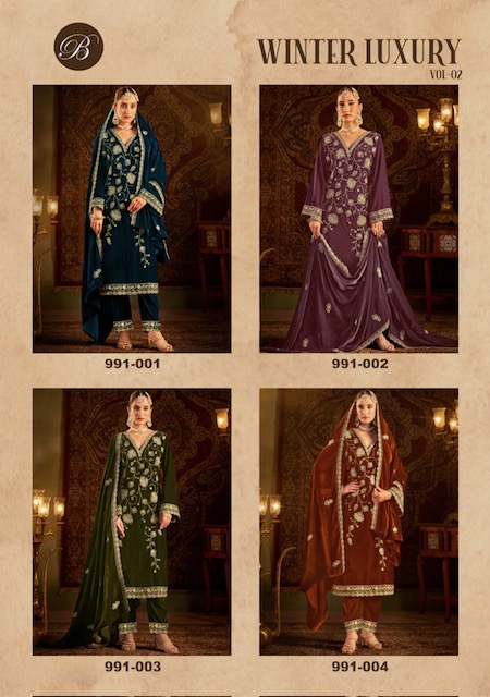 BELLIZA WINTER LUXURY VOL 2 PURE VELVET WINTER SUITS