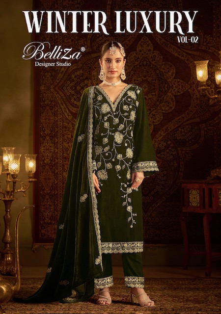 BELLIZA WINTER LUXURY VOL 2 PURE VELVET WINTER SUITS