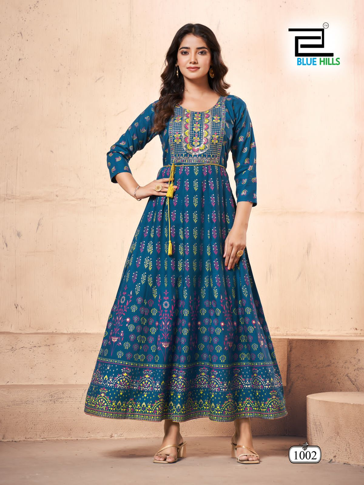 BLUE HILLS FESTIVAL PRO MAX ANARKALI GOWN WHOLESALE