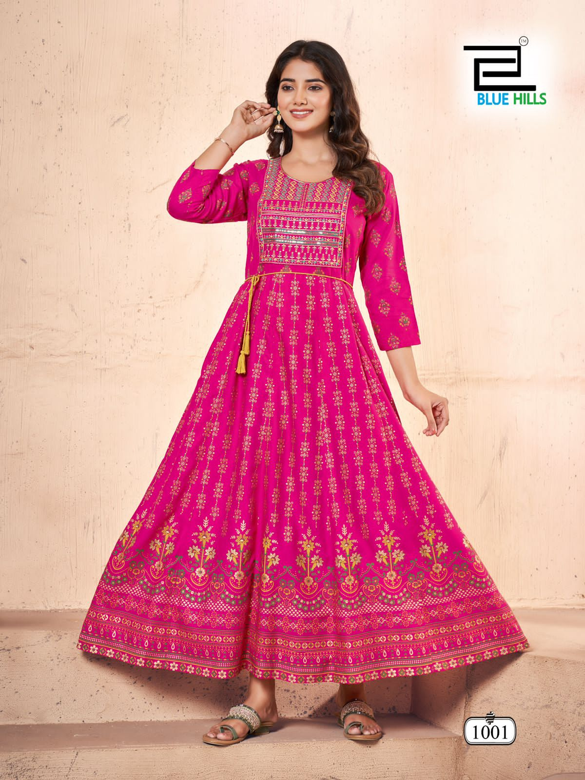 BLUE HILLS FESTIVAL PRO MAX ANARKALI GOWN WHOLESALE