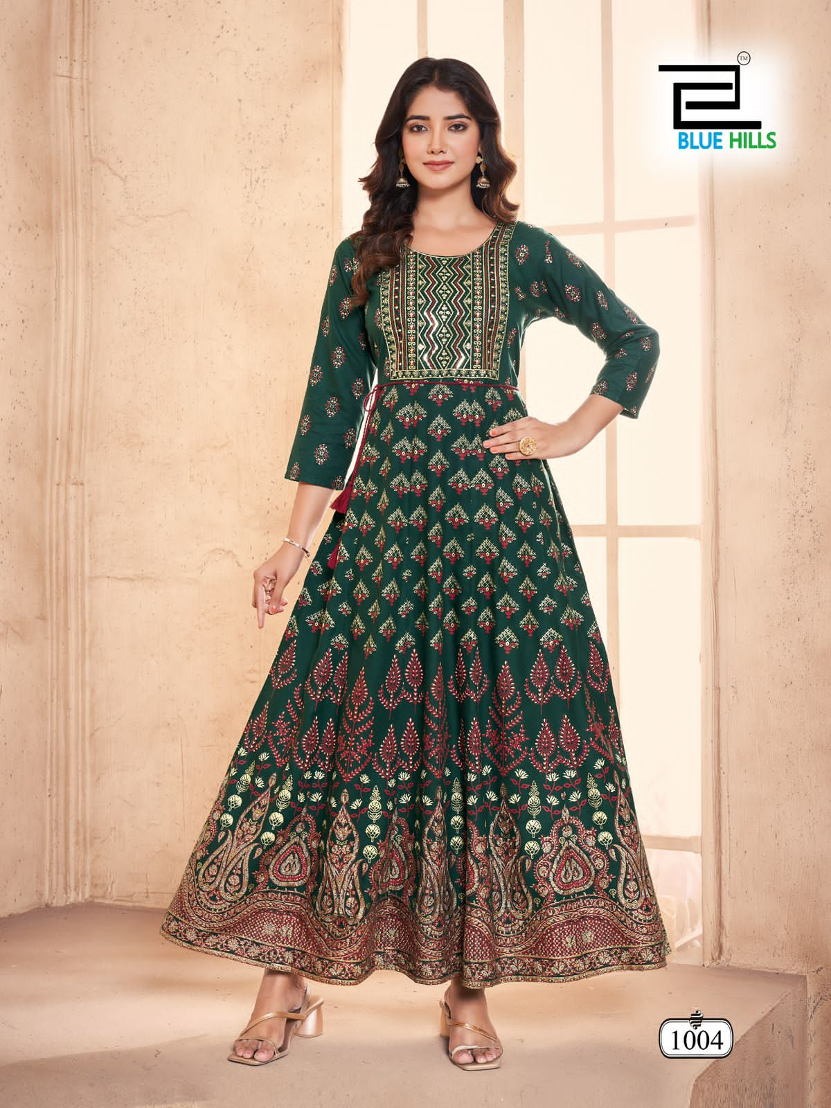 BLUE HILLS FESTIVAL PRO MAX ANARKALI GOWN WHOLESALE