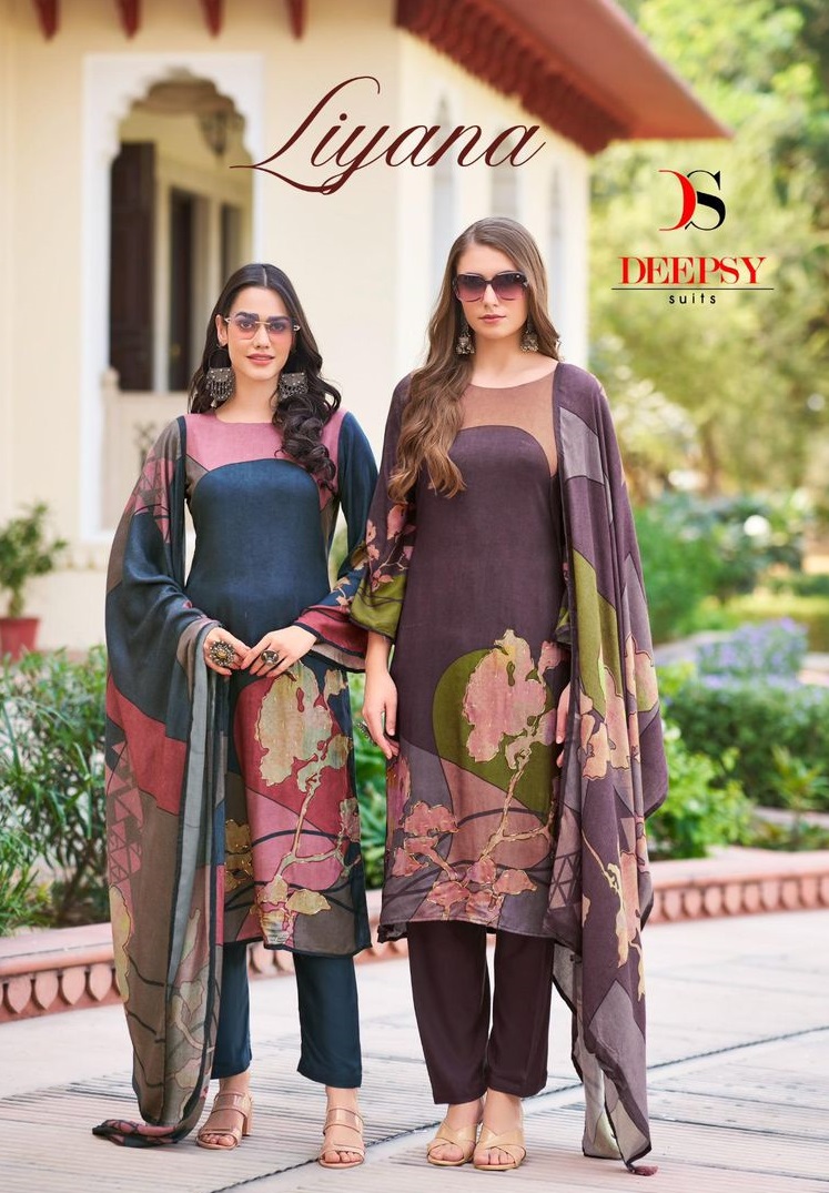 DEEPSY SUITS LIYANA PURE VISCOSE PASHMINA SUITS