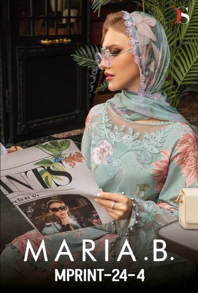 DEEPSY SUITS MARIA B MPRINT 24-4 PAKISTANI SUITS CATALOG