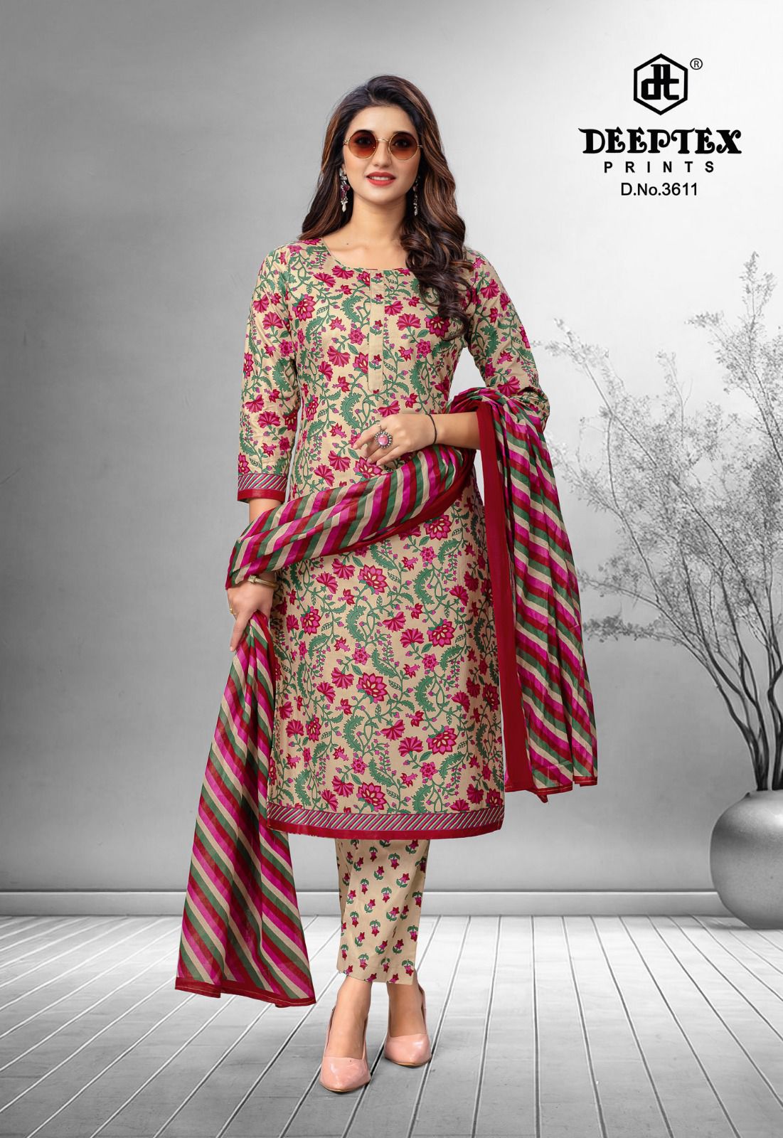 DEEPTEX PRINTS CHIEF GUEST VOL 36 COTTON PRINTED SUITS