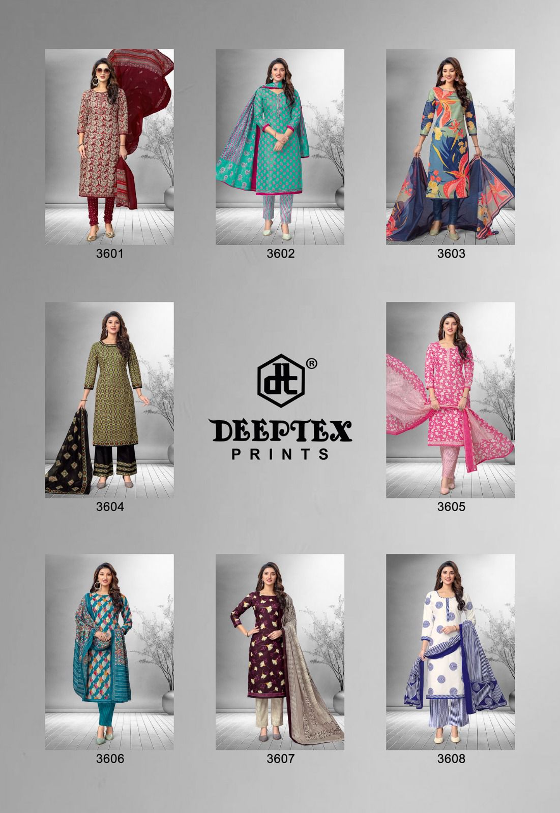 DEEPTEX PRINTS CHIEF GUEST VOL 36 COTTON PRINTED SUITS