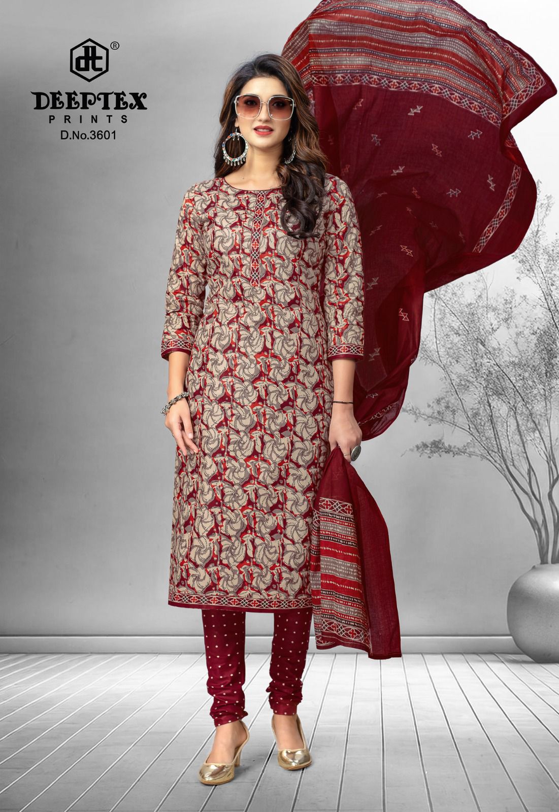 DEEPTEX PRINTS CHIEF GUEST VOL 36 COTTON PRINTED SUITS