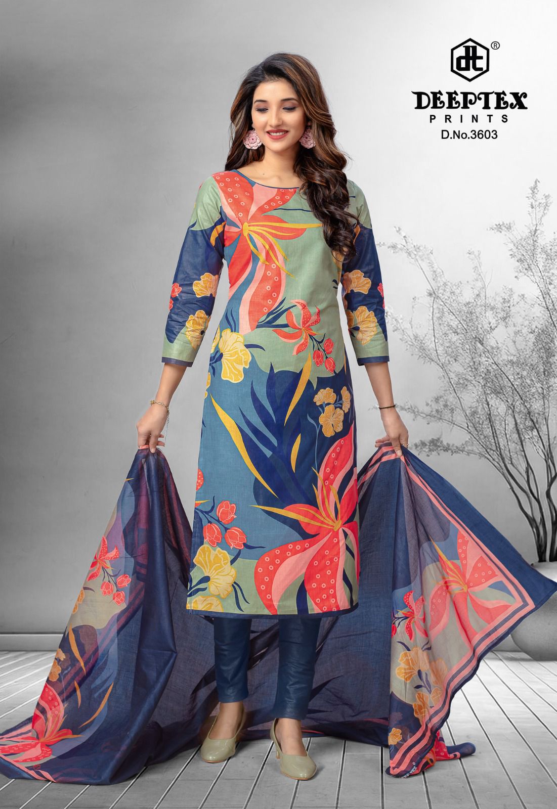 DEEPTEX PRINTS CHIEF GUEST VOL 36 COTTON PRINTED SUITS