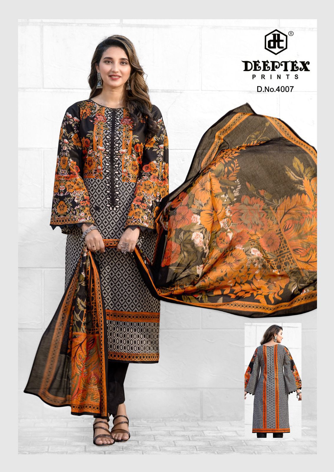 DEEPTEX PRINTS ROOHI ZARA VOL 4 PURE LAWN SUITS