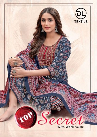 DL TEXTILE TOP SECRET VOL 2 READYMADE COTTON SUITS