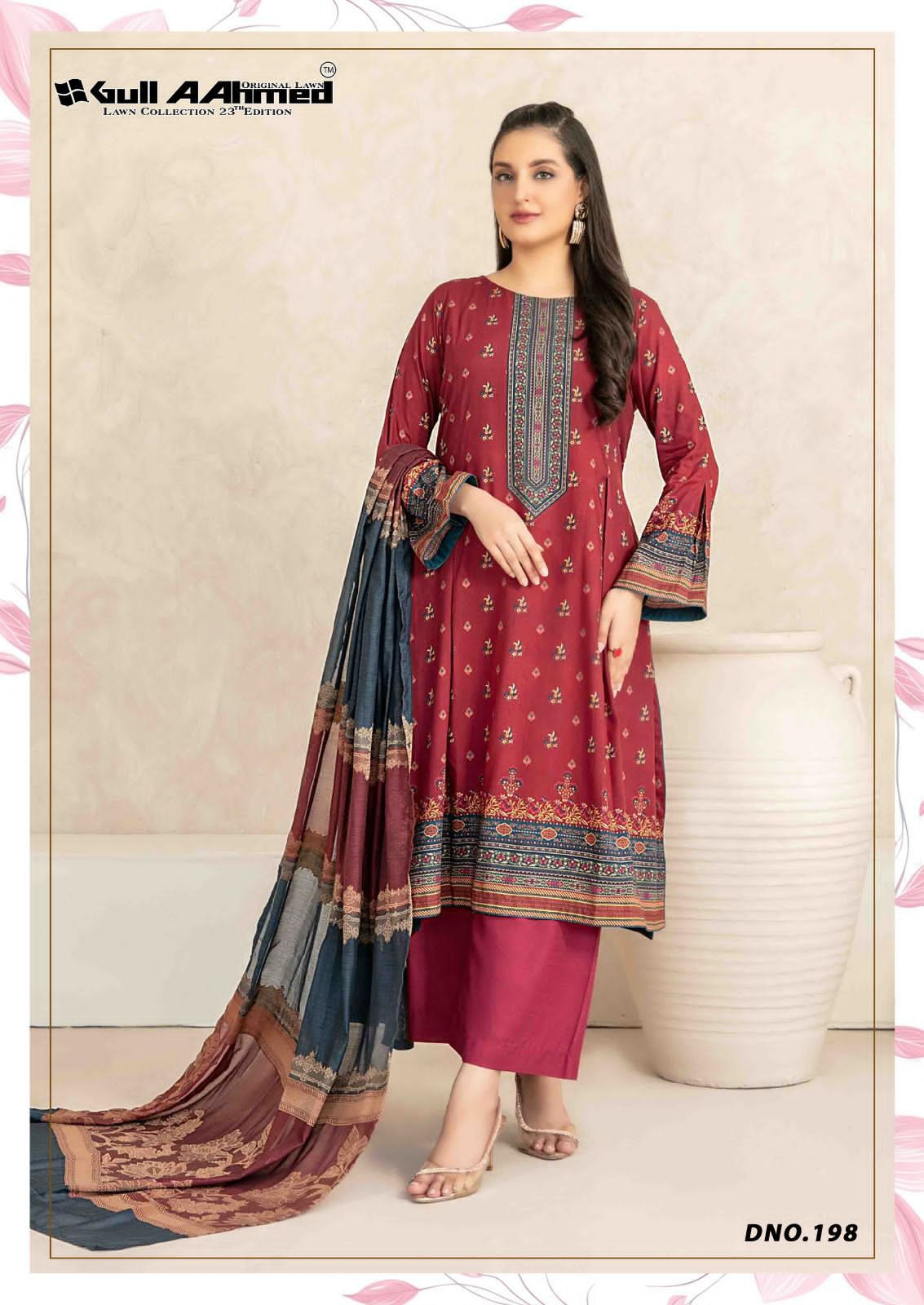 GULL AAHMED VOL 23 LAWN COLLETION SUITS WHOLESALE