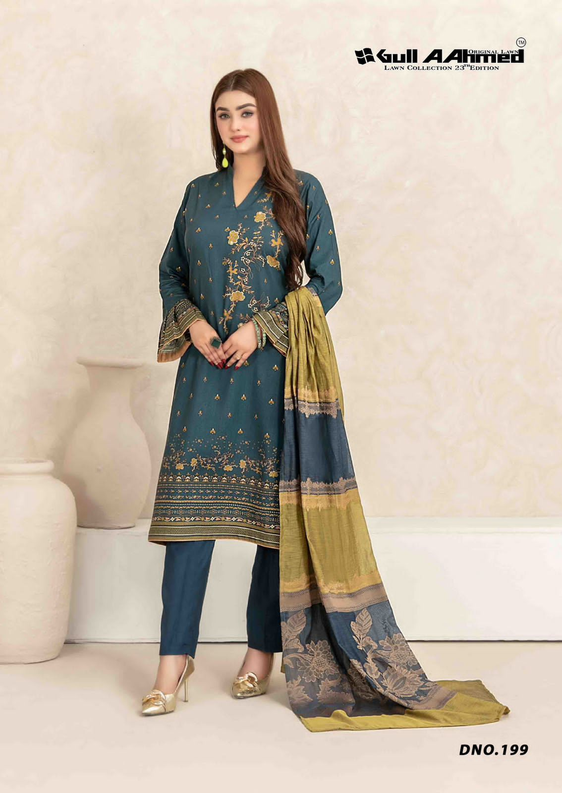 GULL AAHMED VOL 23 LAWN COLLETION SUITS WHOLESALE