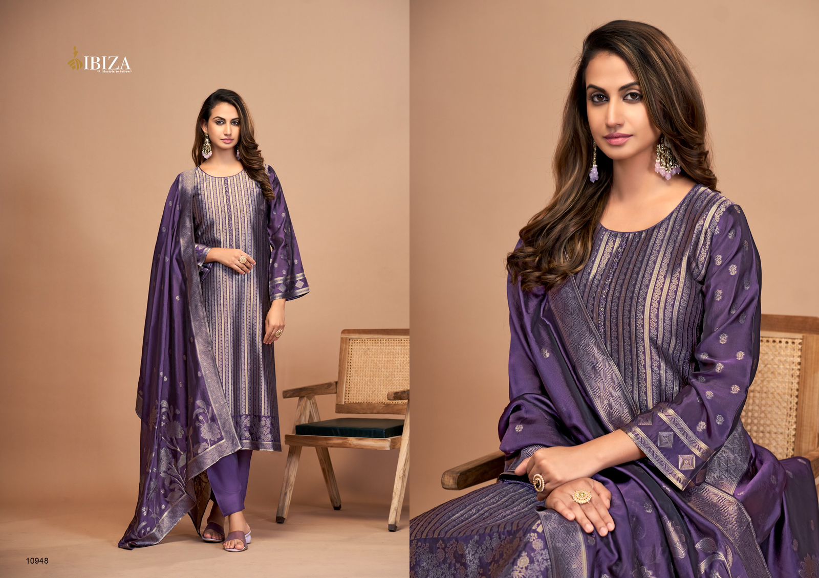 IBIZA KAISHA PURE BANGLORY SILK SUITS WHOLESALER IN SURAT