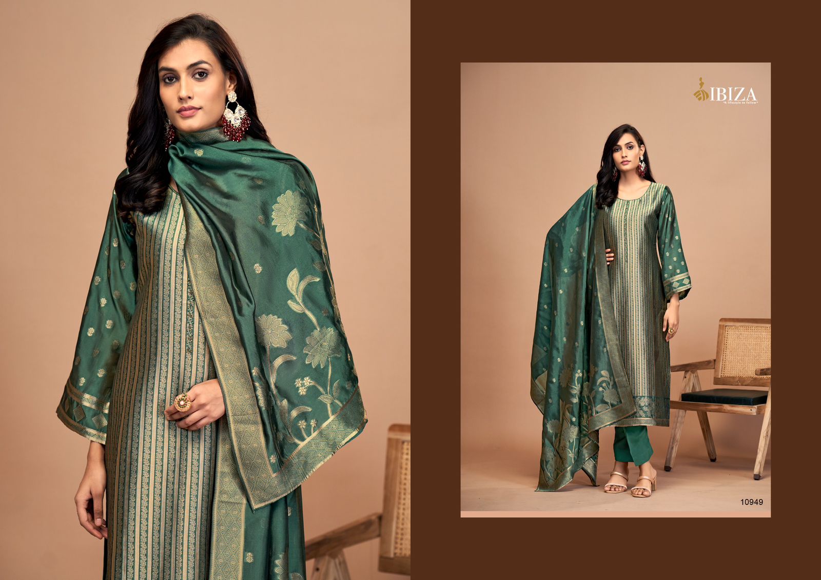 IBIZA KAISHA PURE BANGLORY SILK SUITS WHOLESALER IN SURAT