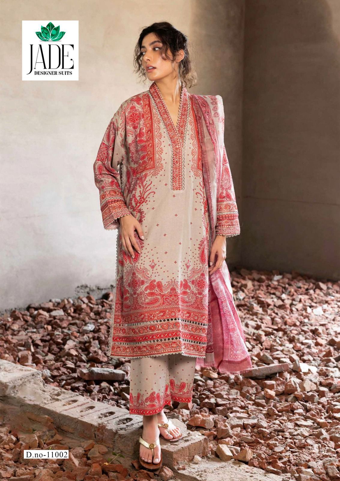 JADE CRIMSONS VOL 11 PURE LAWN KARACHI SUITS