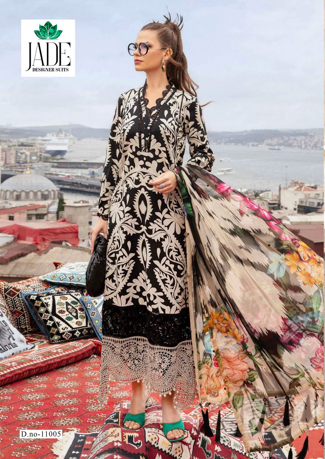 JADE CRIMSONS VOL 11 PURE LAWN KARACHI SUITS