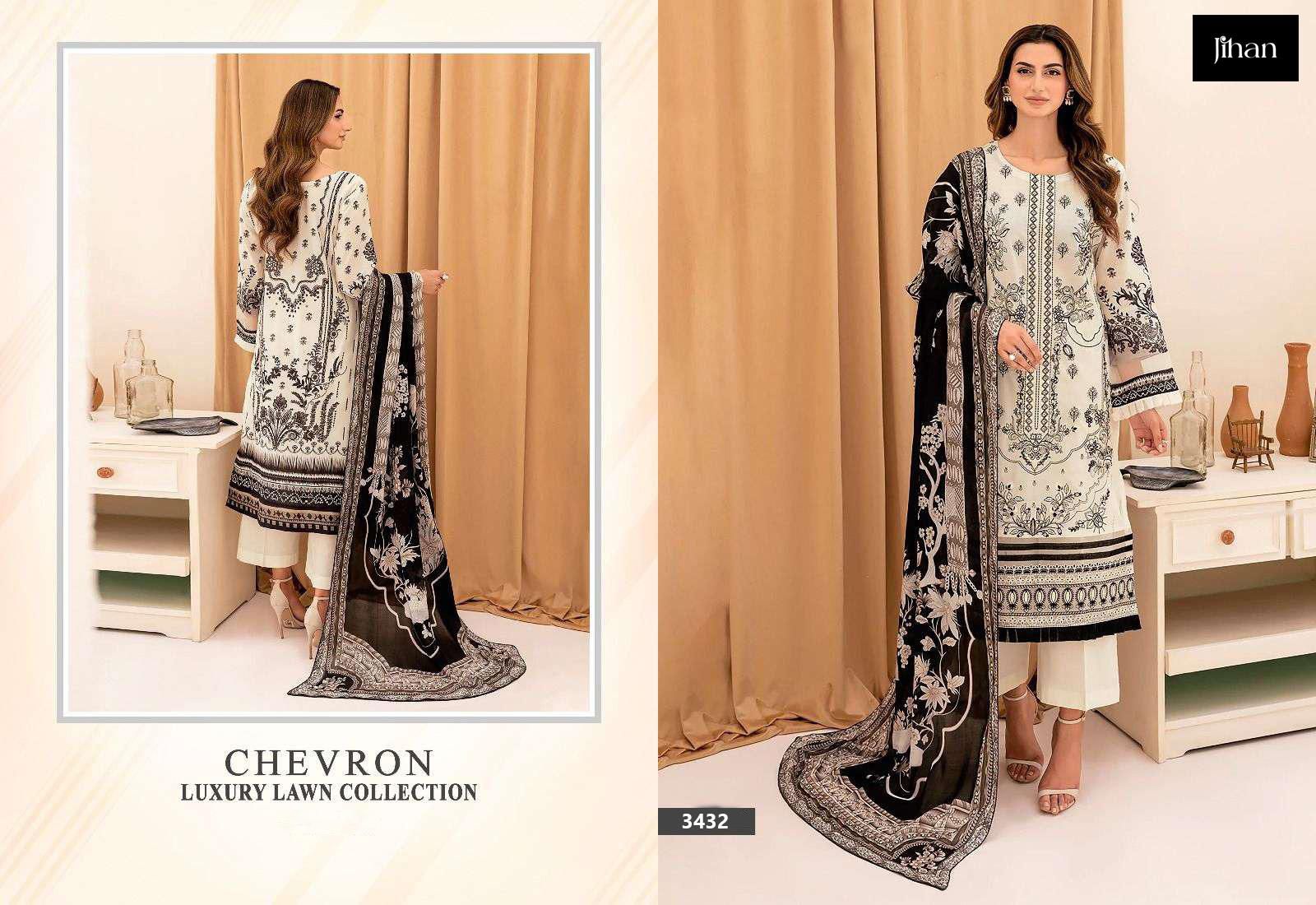 JIHAN 3431, 3432, 3433 CHEVRON LUXURY LAWN COLLECTION