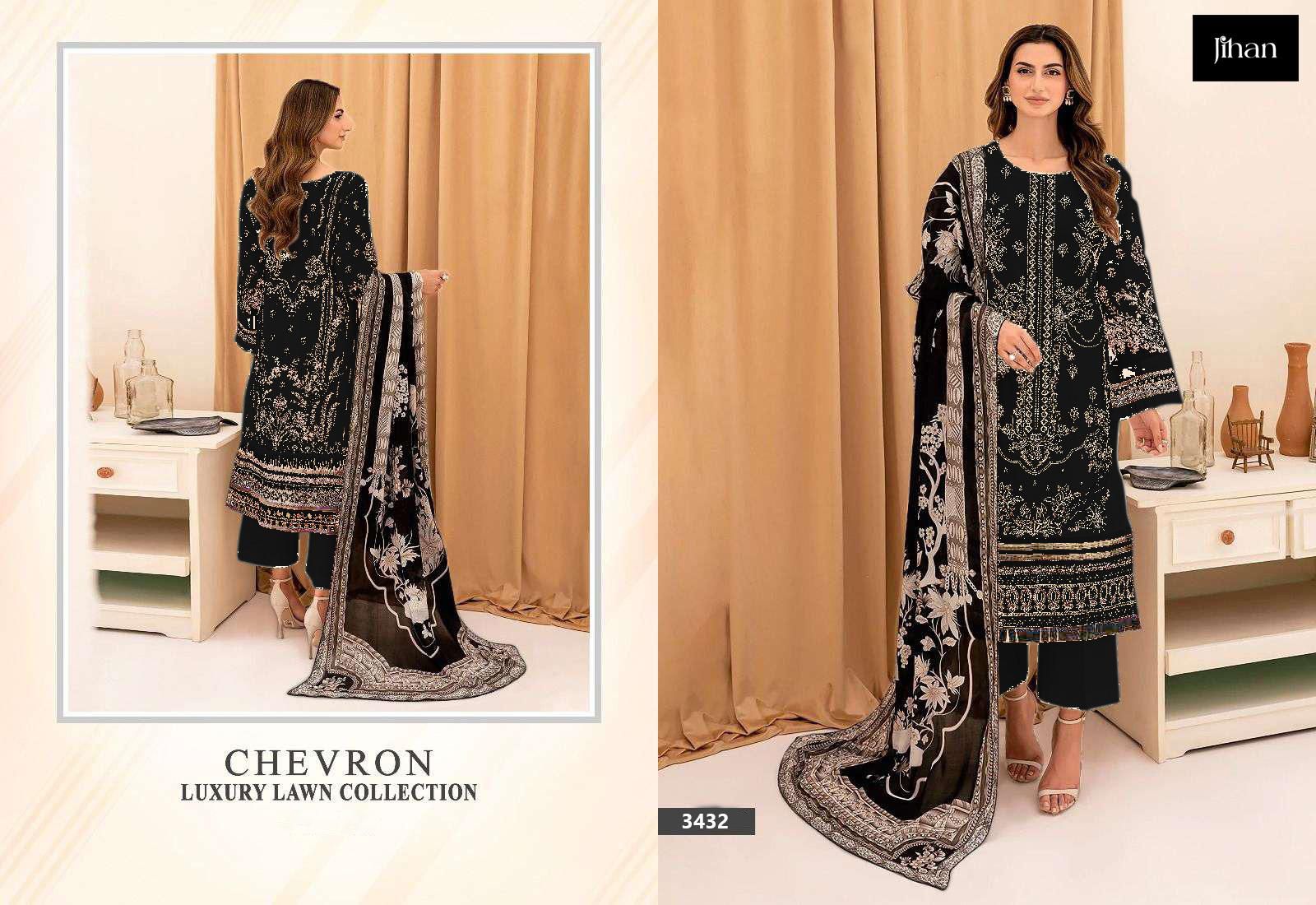 JIHAN 3431, 3432, 3433 CHEVRON LUXURY LAWN COLLECTION