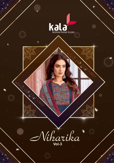 KALA NIHARIKA VOL 3 PURE COTTON SUITS WHOLESALE